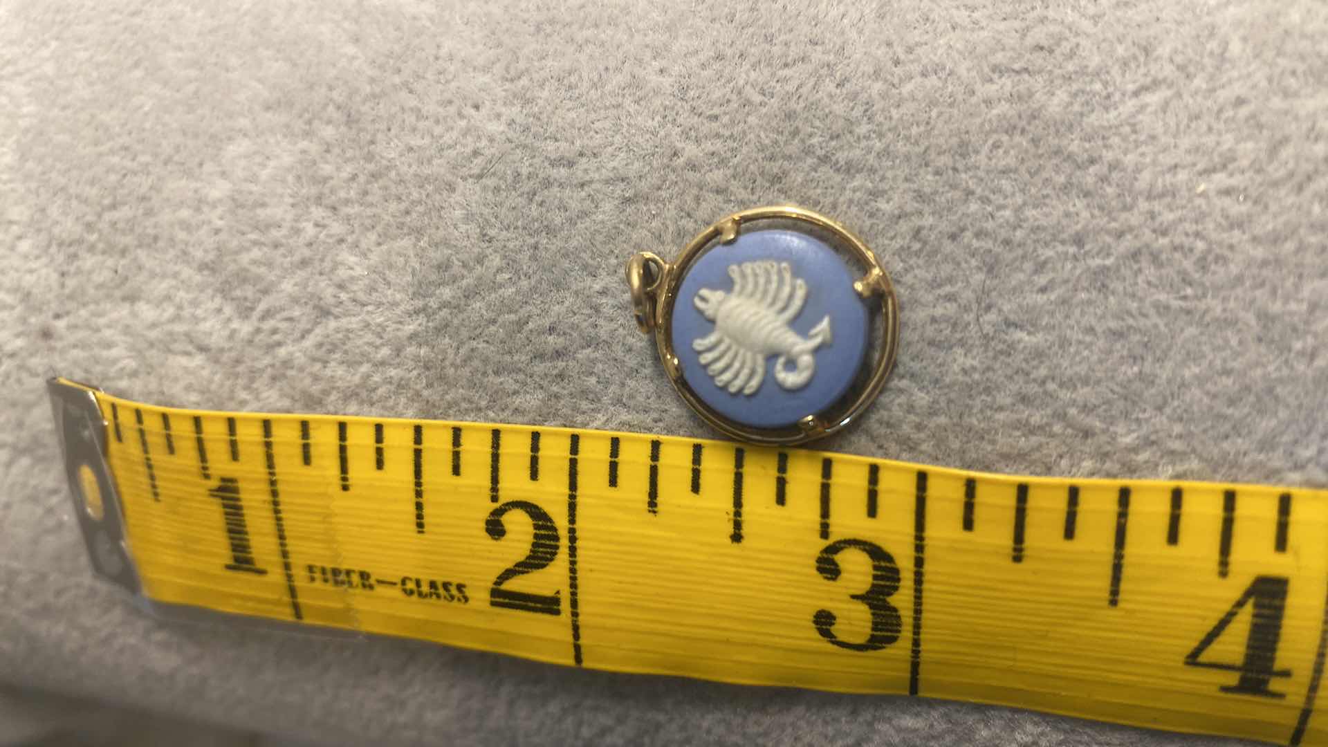 Photo 1 of  WEDGWOOD DISC SCORPIO PENDANT WITH GOLD - FINE JEWELRY