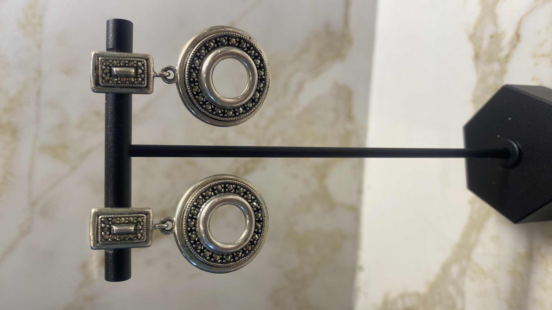 Photo 1 of 3 - EARRINGS STERLING SILVER - FINE JEWELRY