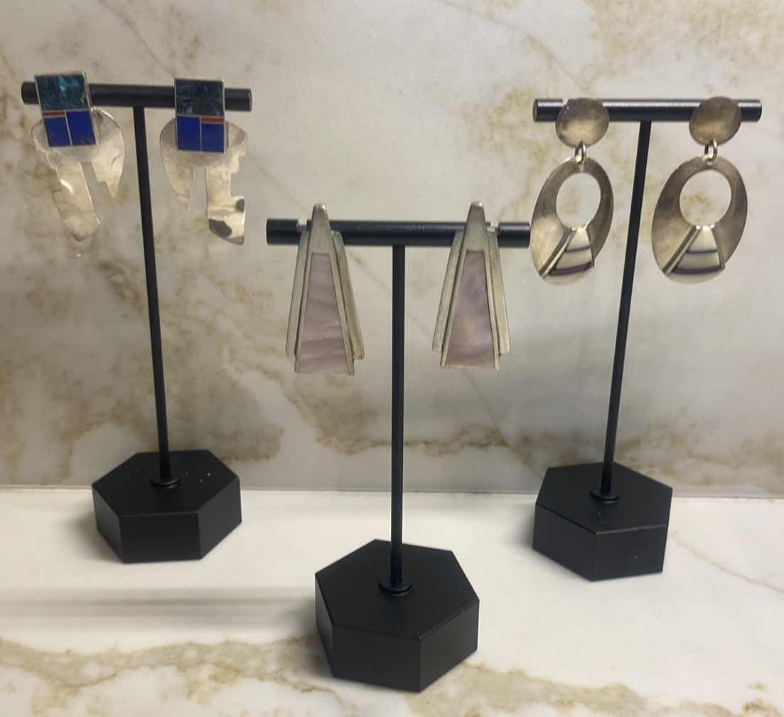 Photo 1 of 3 -  EARRINGS STERLING SILVER - FINE JEWELRY