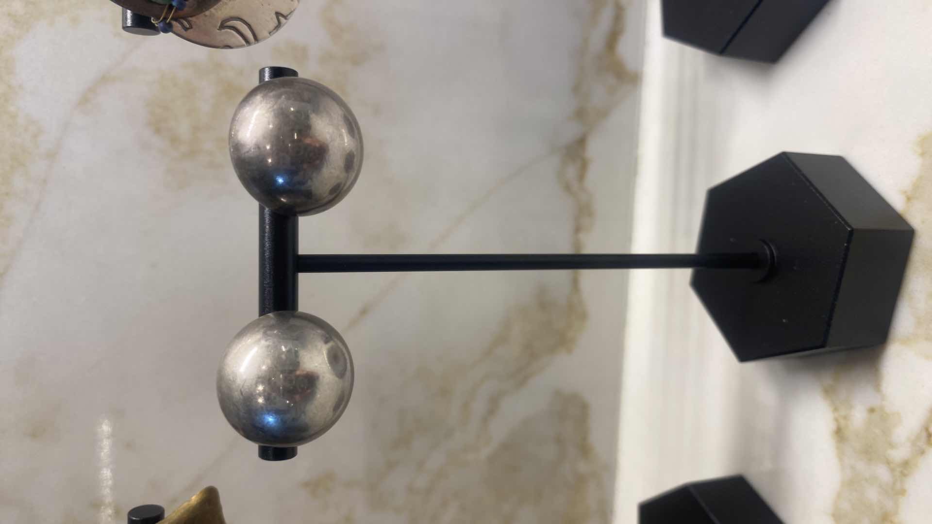 Photo 1 of 3 - EARRINGS POSSIBLY UNMARKED SILVER - COSTUME JEWELRY