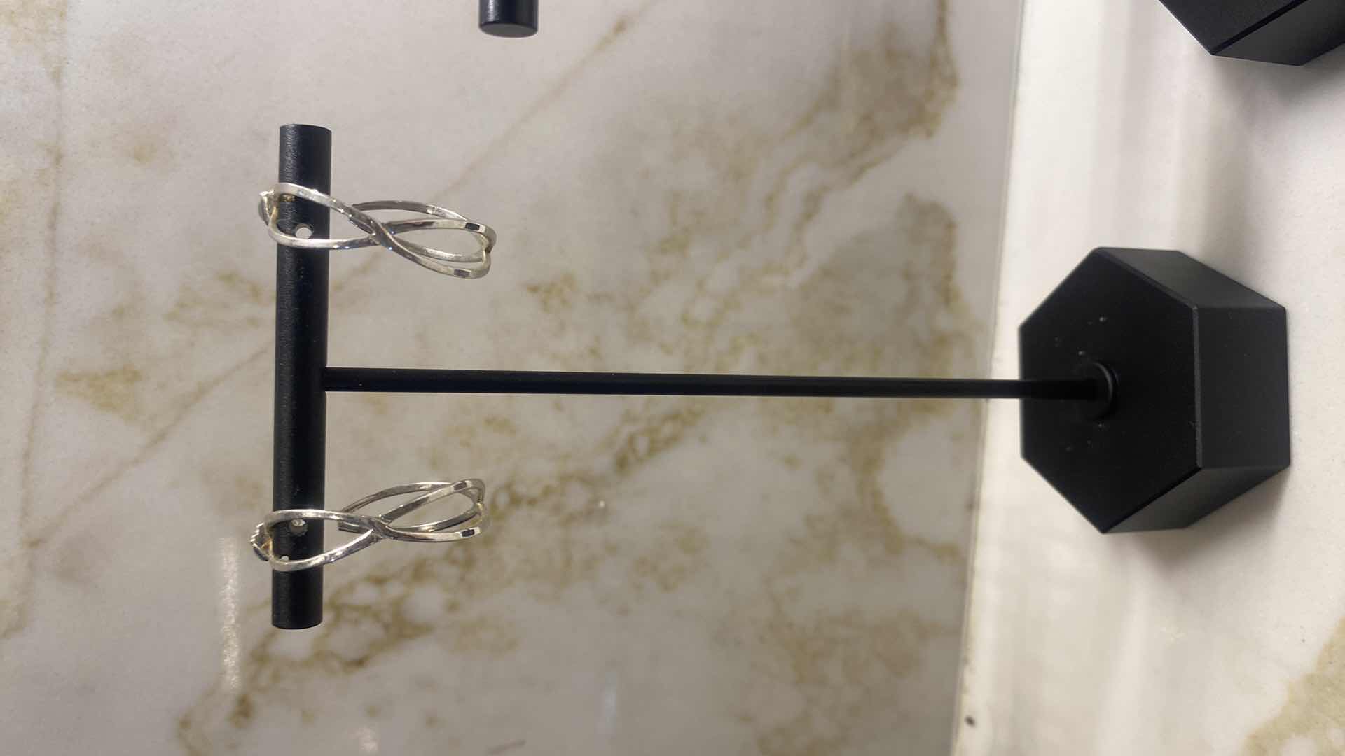 Photo 2 of 3 -  EARRINGS POSSIBLY UNMARKED SILVER - COSTUME JEWELRY