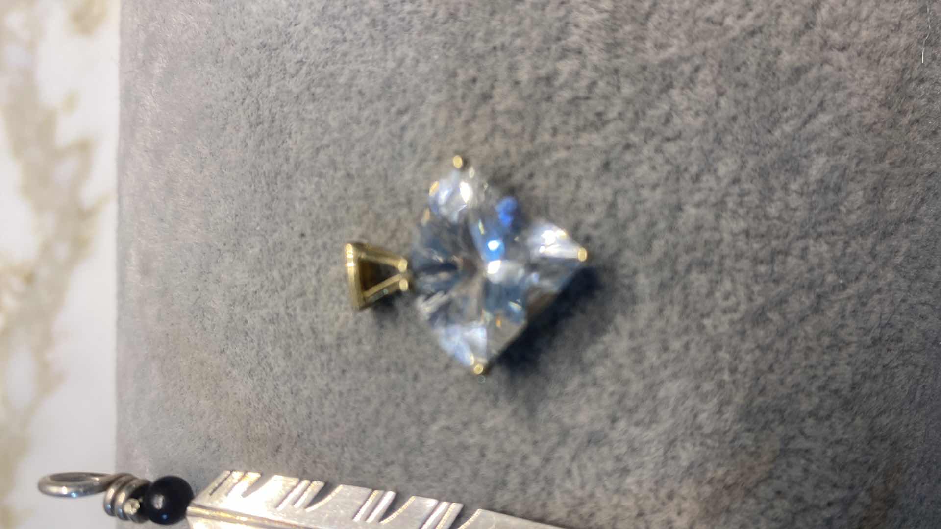 Photo 1 of 3 - PENDANTS SIGNED STERLING SILVER FINE JEWELRY & 1 CZ COSTUME JEWELRY