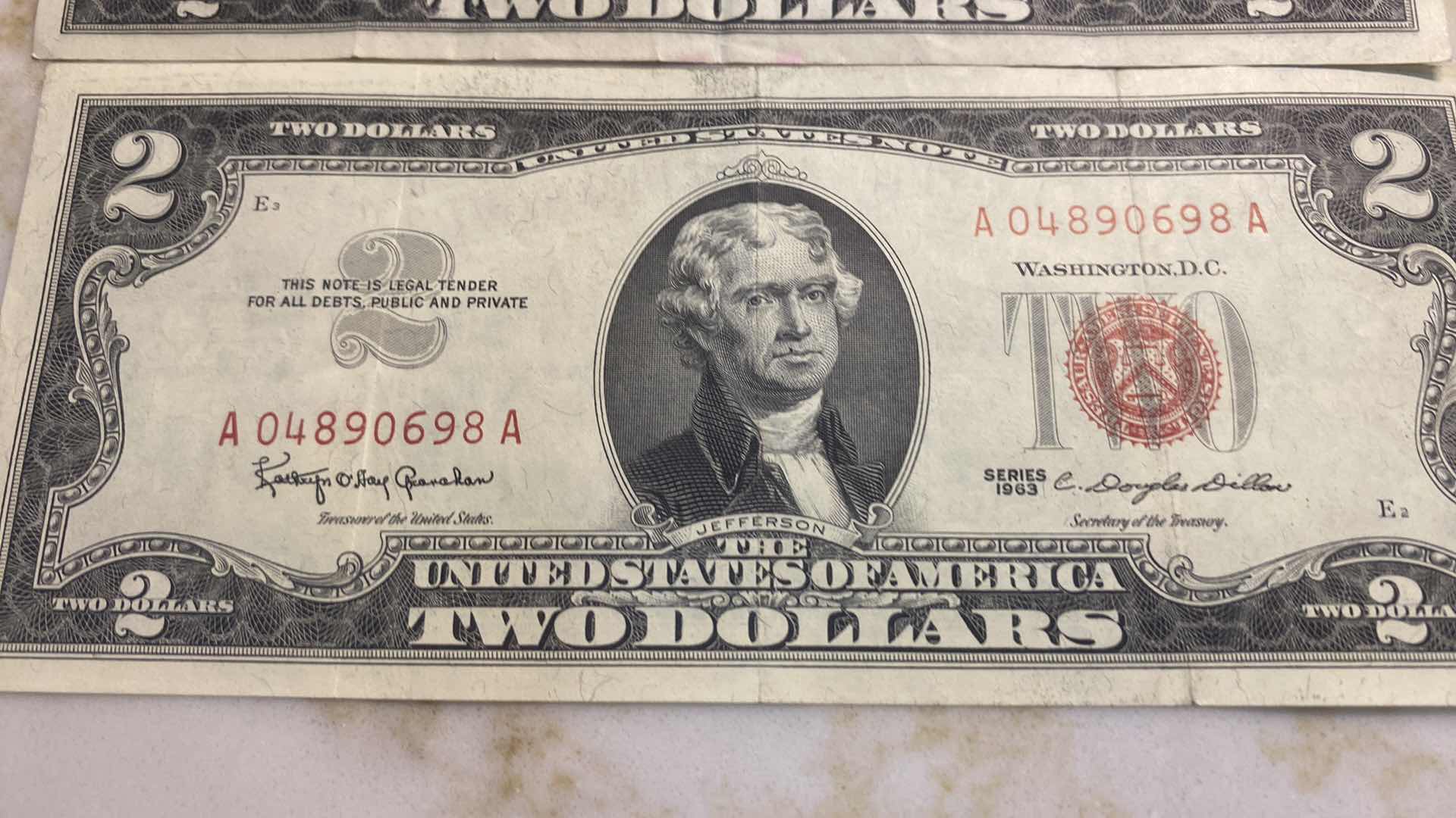 Photo 1 of 10 - $2 BILLS VARIOUS YEARS