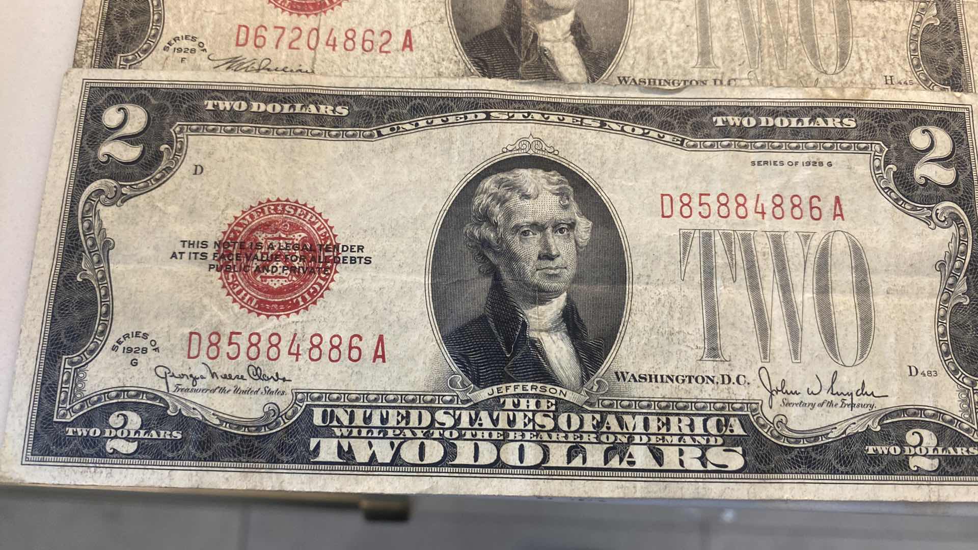 Photo 2 of 10 - $2 BILLS VARIOUS YEARS