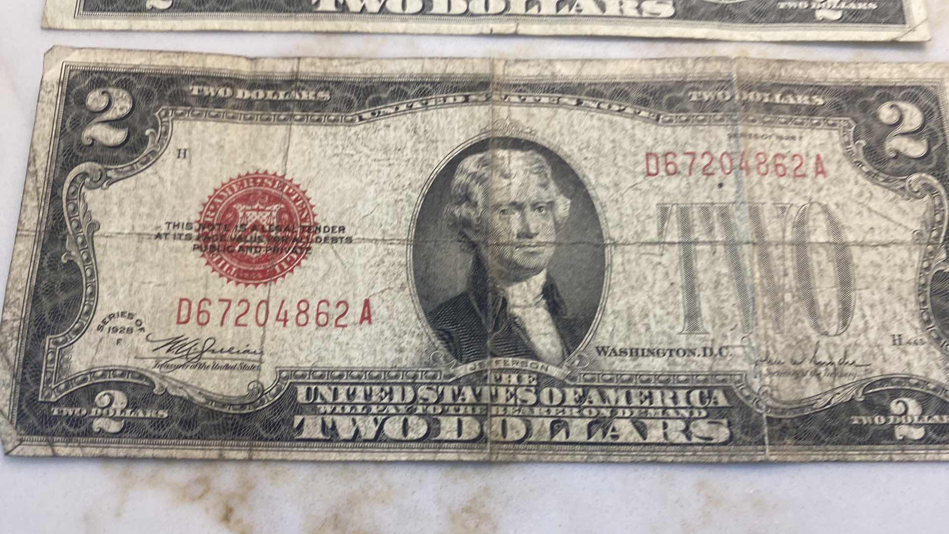 Photo 3 of 10 - $2 BILLS VARIOUS YEARS