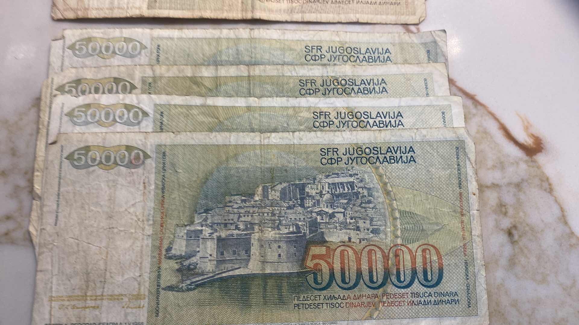 Photo 1 of 15 - YUGOSLAVIA DINAR NOTES COLLECTABLES