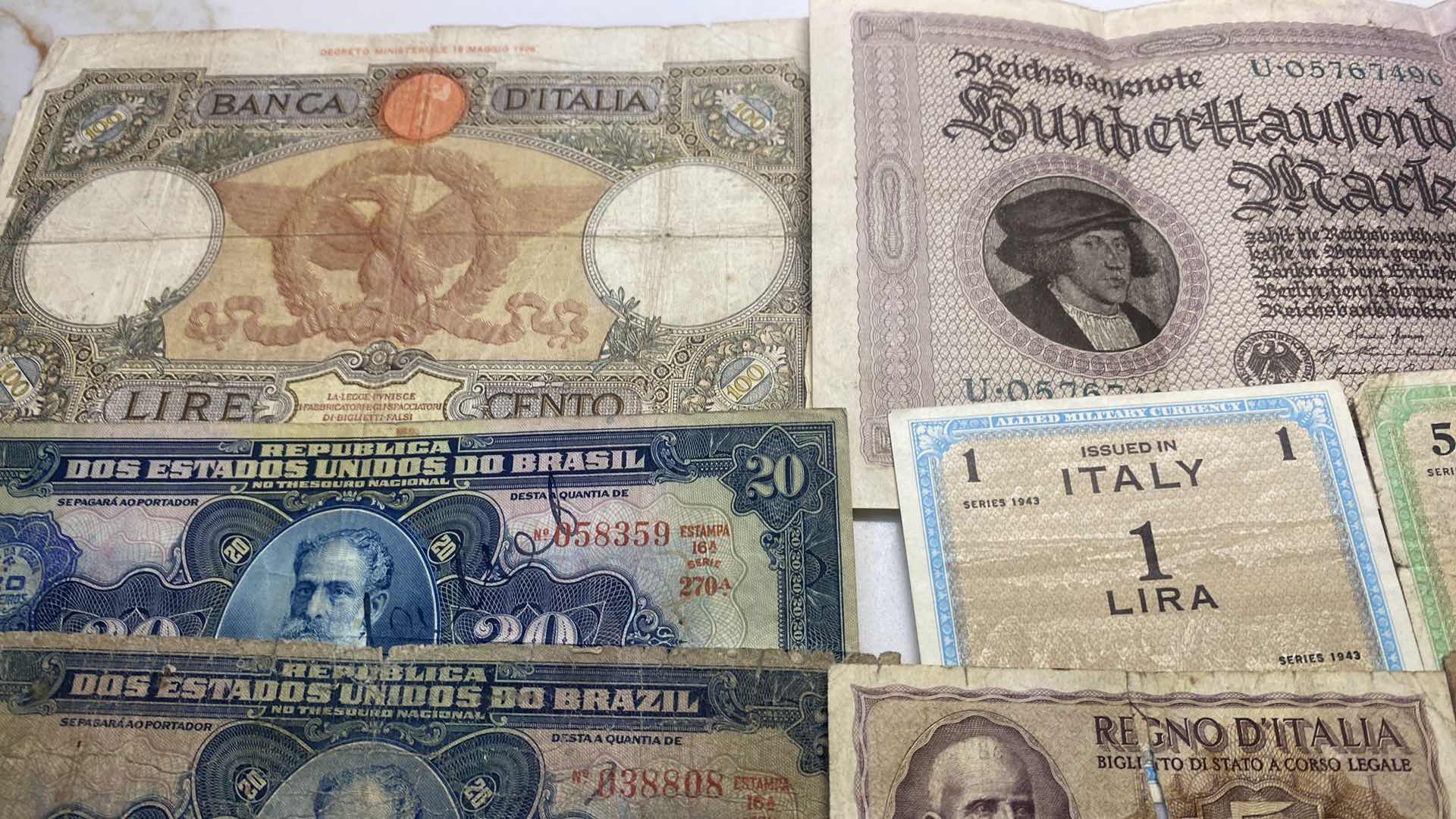 Photo 1 of FOREIGN CURRENCY ASSORTMENT