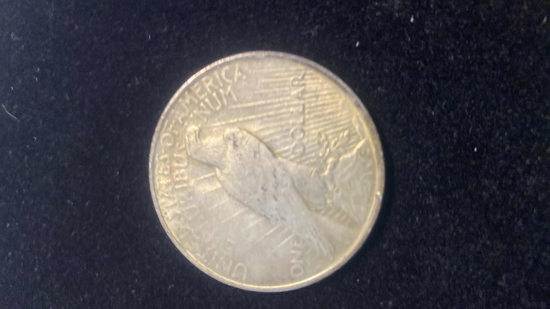 Photo 1 of 1924 PEACE SILVER DOLLAR