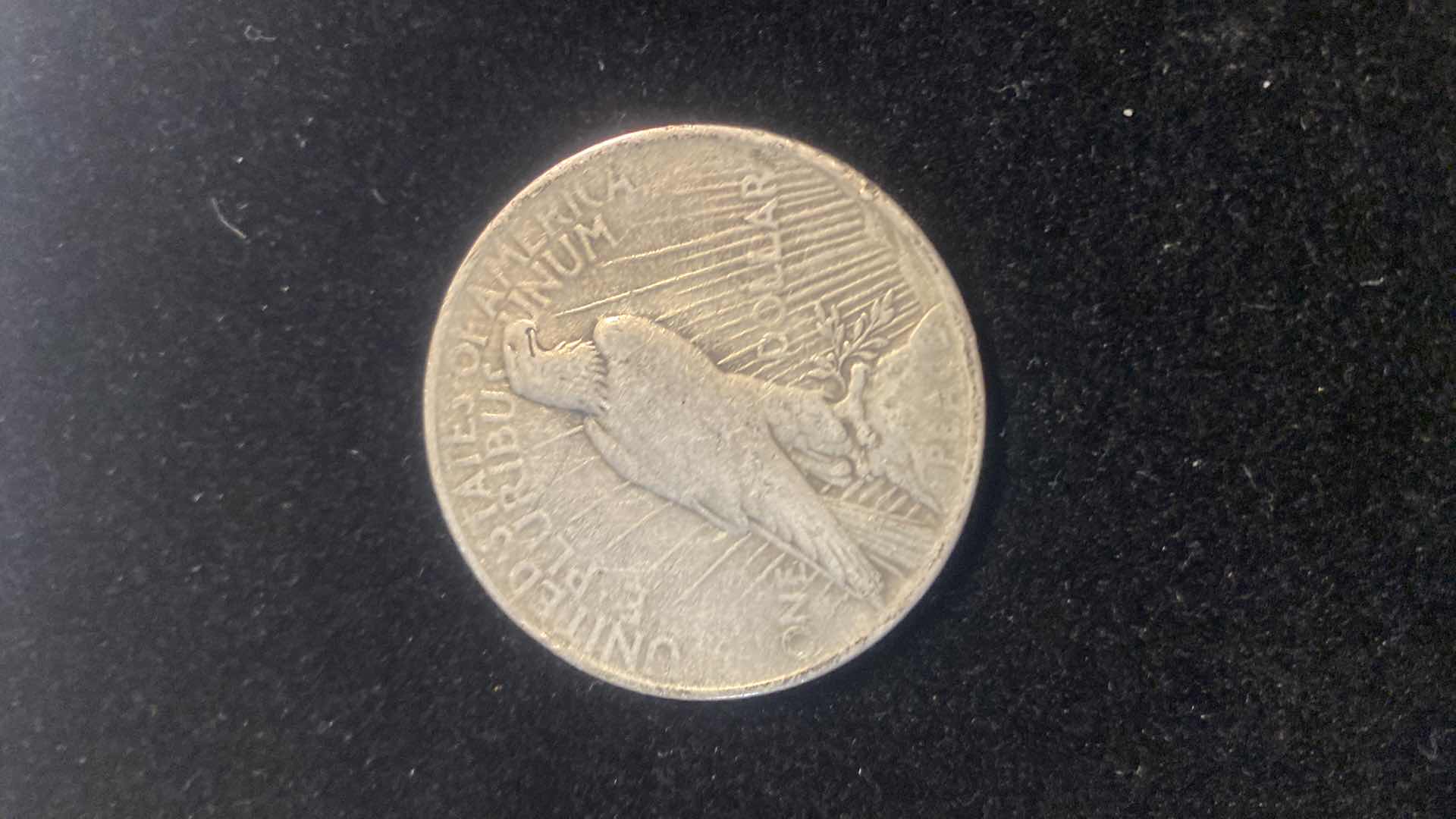 Photo 1 of 1924 PEACE SILVER DOLLAR