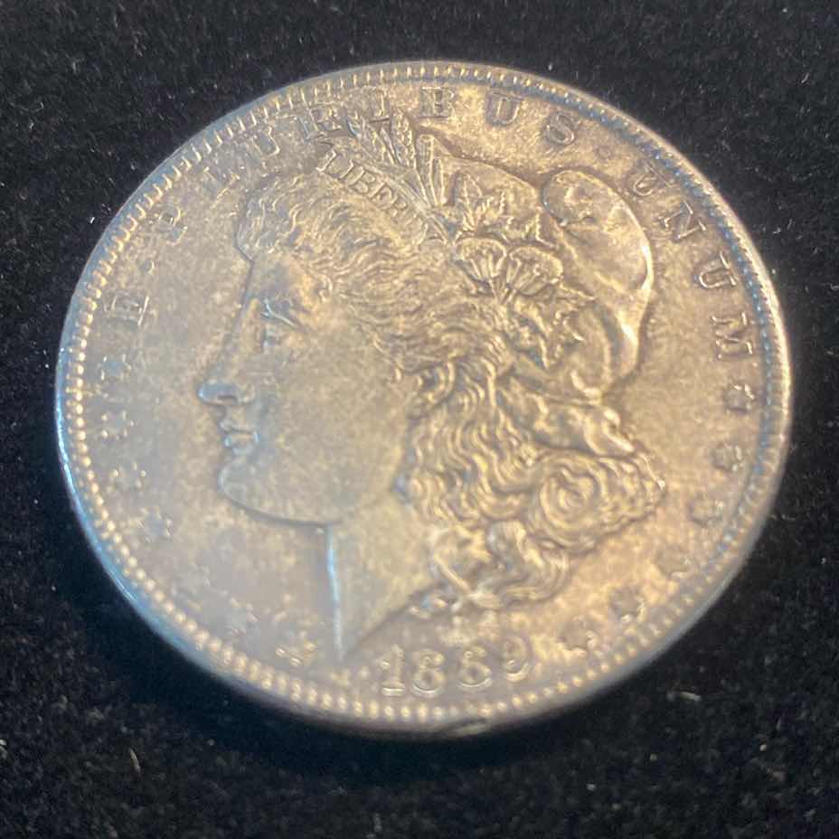 Photo 1 of 1889 MORGAN SILVER DOLLAR