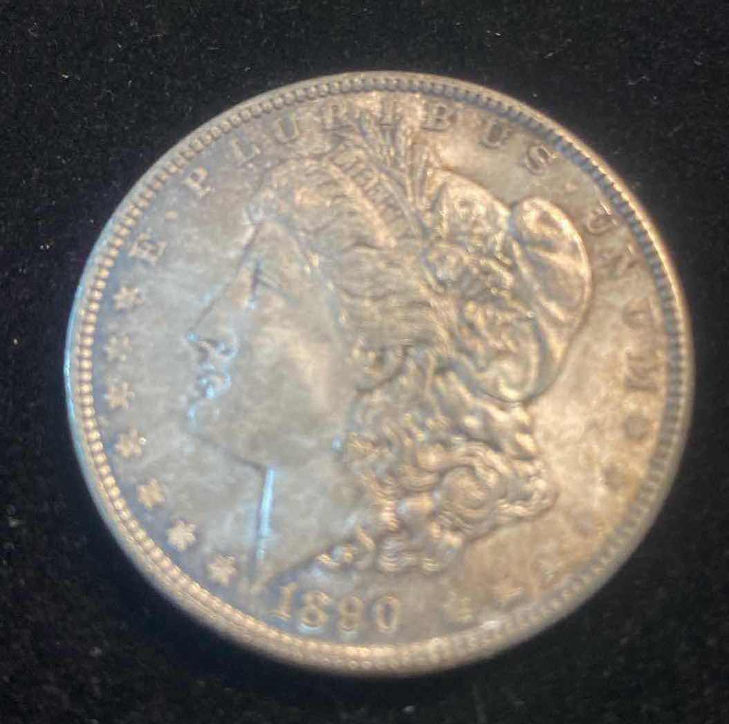 Photo 1 of 1890 MORGAN SILVER DOLLAR