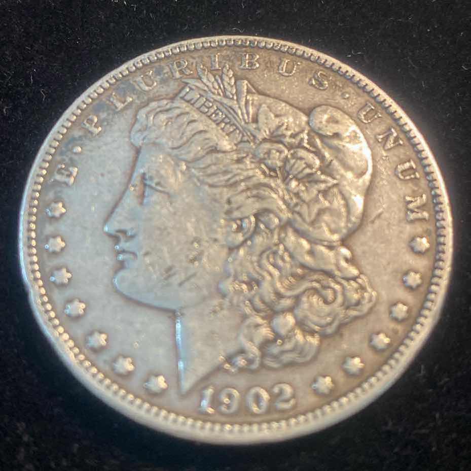 Photo 1 of 1902 MORGAN SILVER DOLLAR