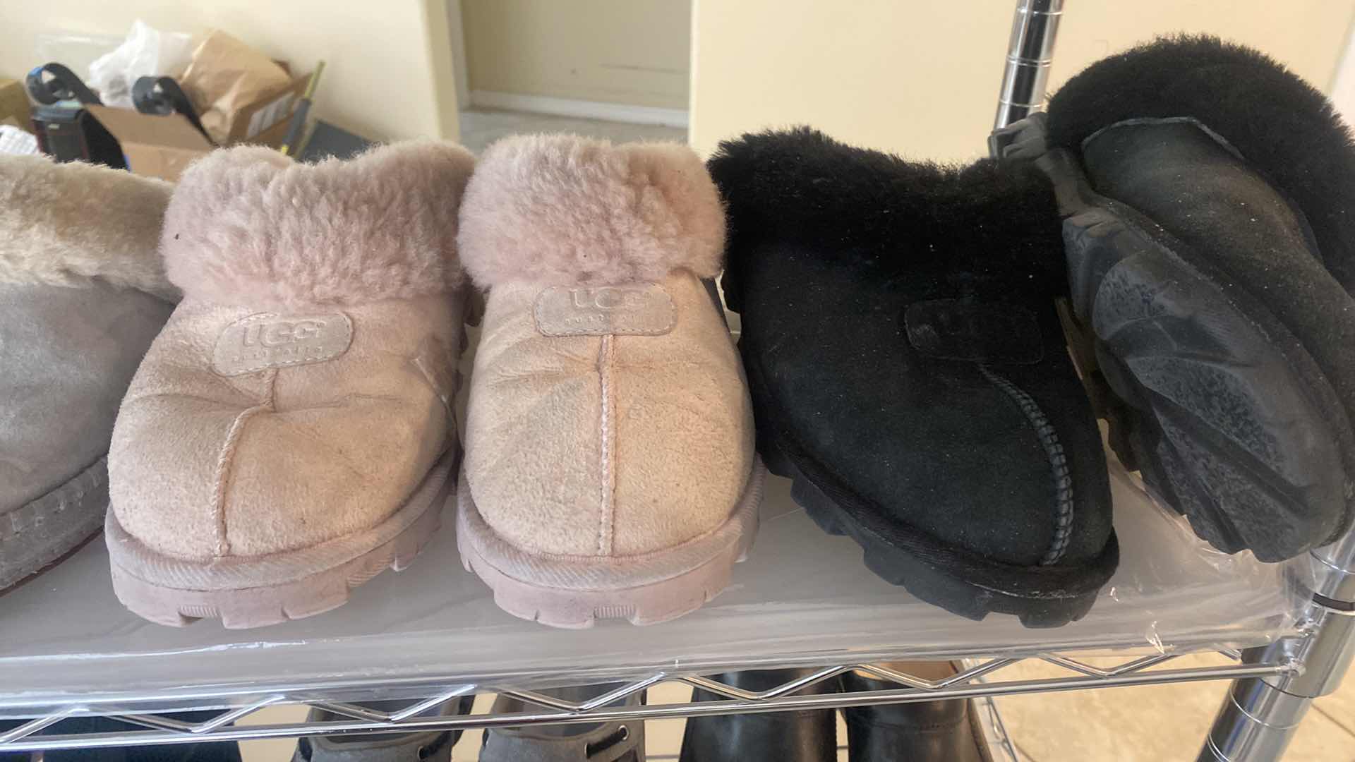 Photo 1 of 4 PAIRS- WOMENS UGG SLIPPERS- SIZE 10