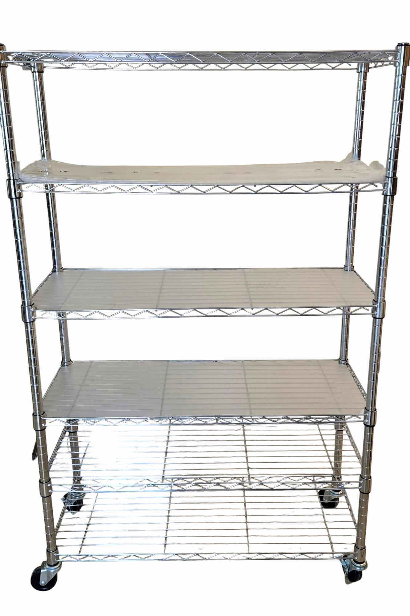 Photo 1 of 6 SHELF ROLLING RACK 36” x 14” H58”
