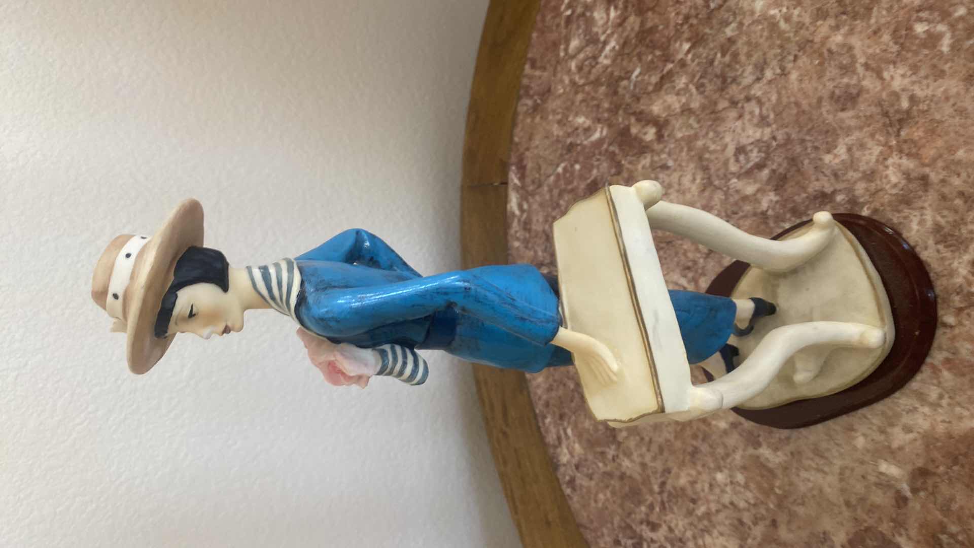 Photo 6 of CERAMIC FIGURINES WITH DOG & RESIN FIGURINE H14”