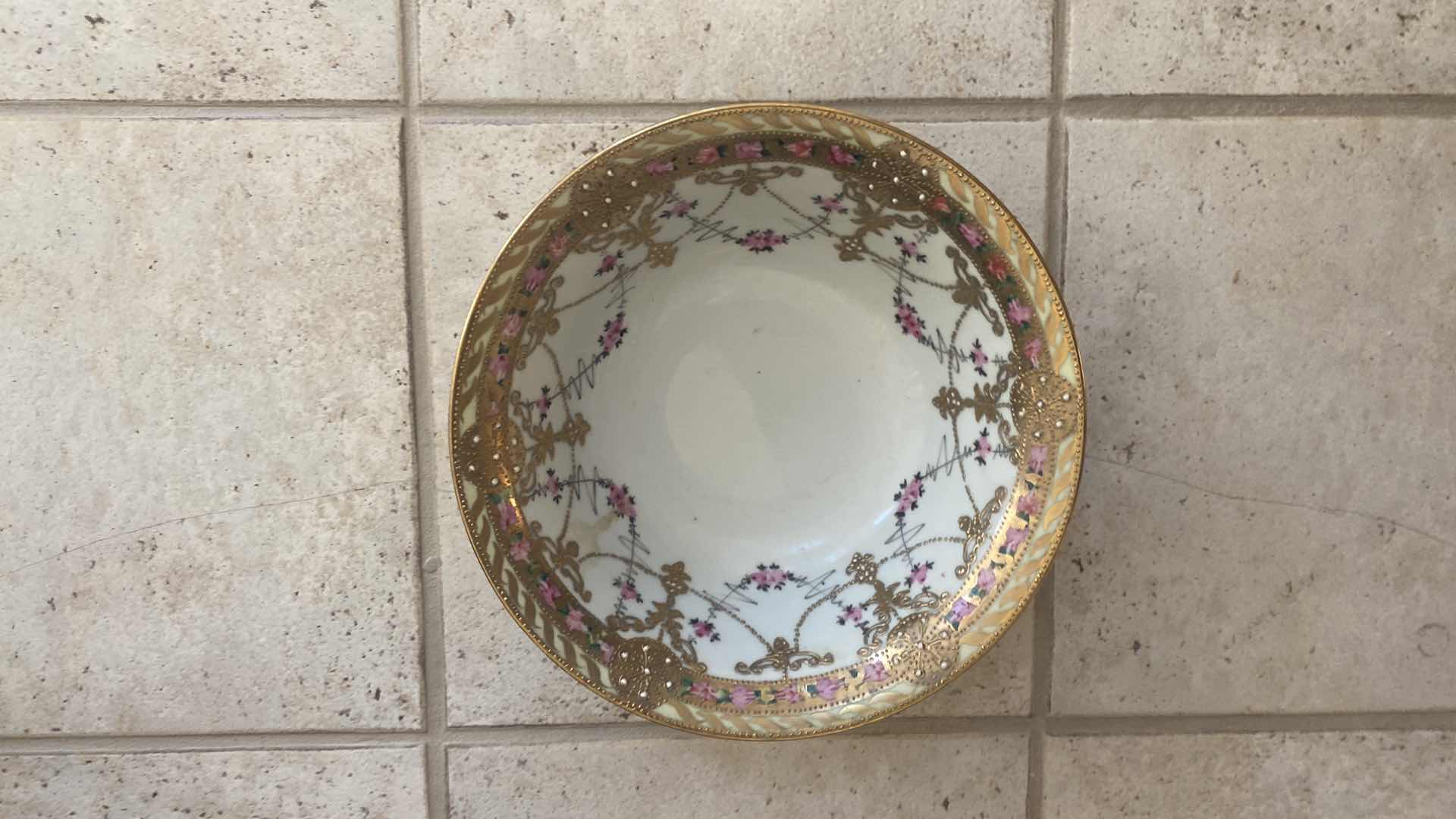 Photo 1 of HAND PAINTED NIPPON JAPAN BOWL 10”