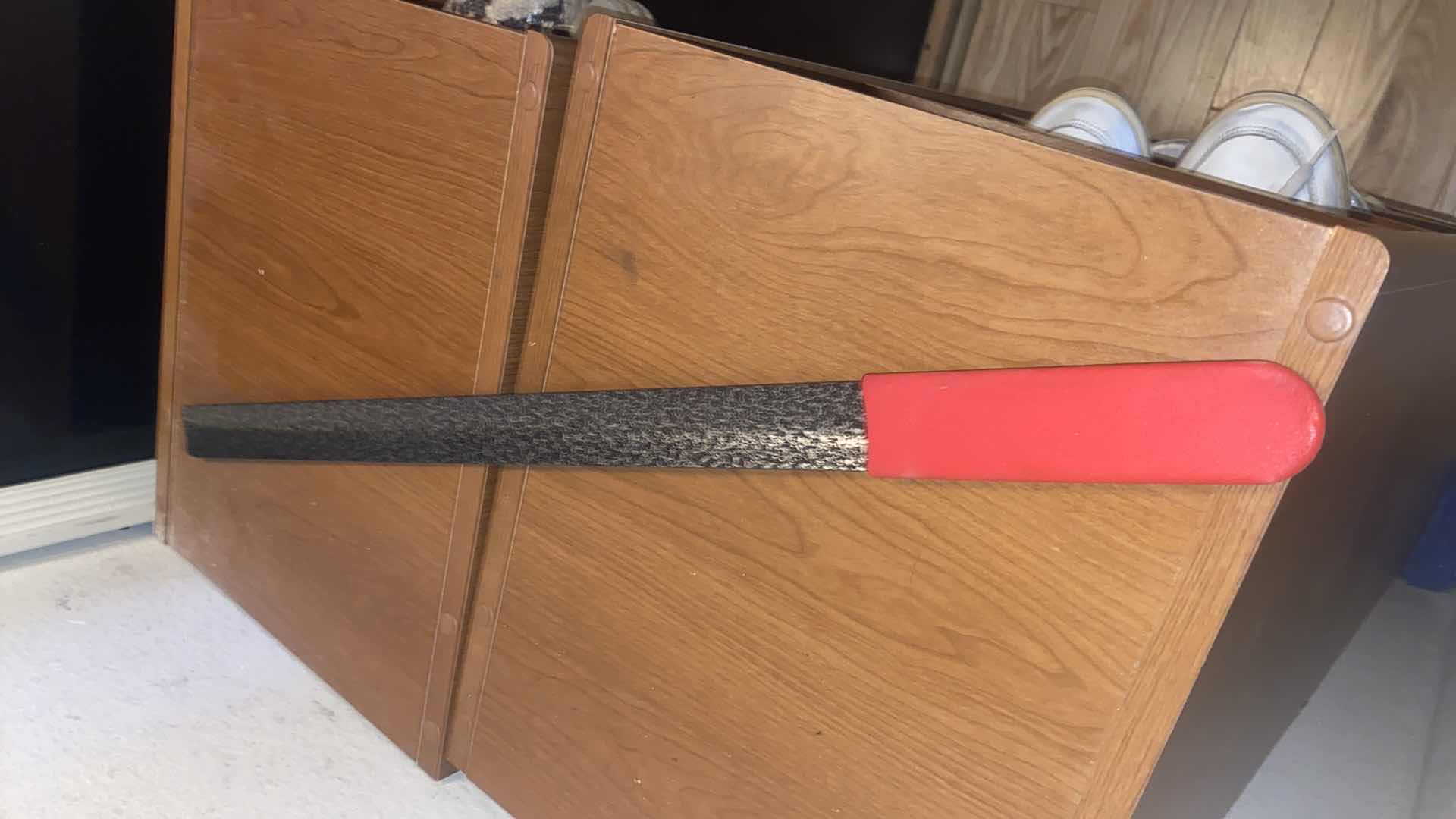 Photo 7 of 7 PAIRS WIMENS SIZE 9 SHOES & 2 PRESSBOARD STORAGE UNITS EACH 11 1/2“ x 14 1/2“ H41”