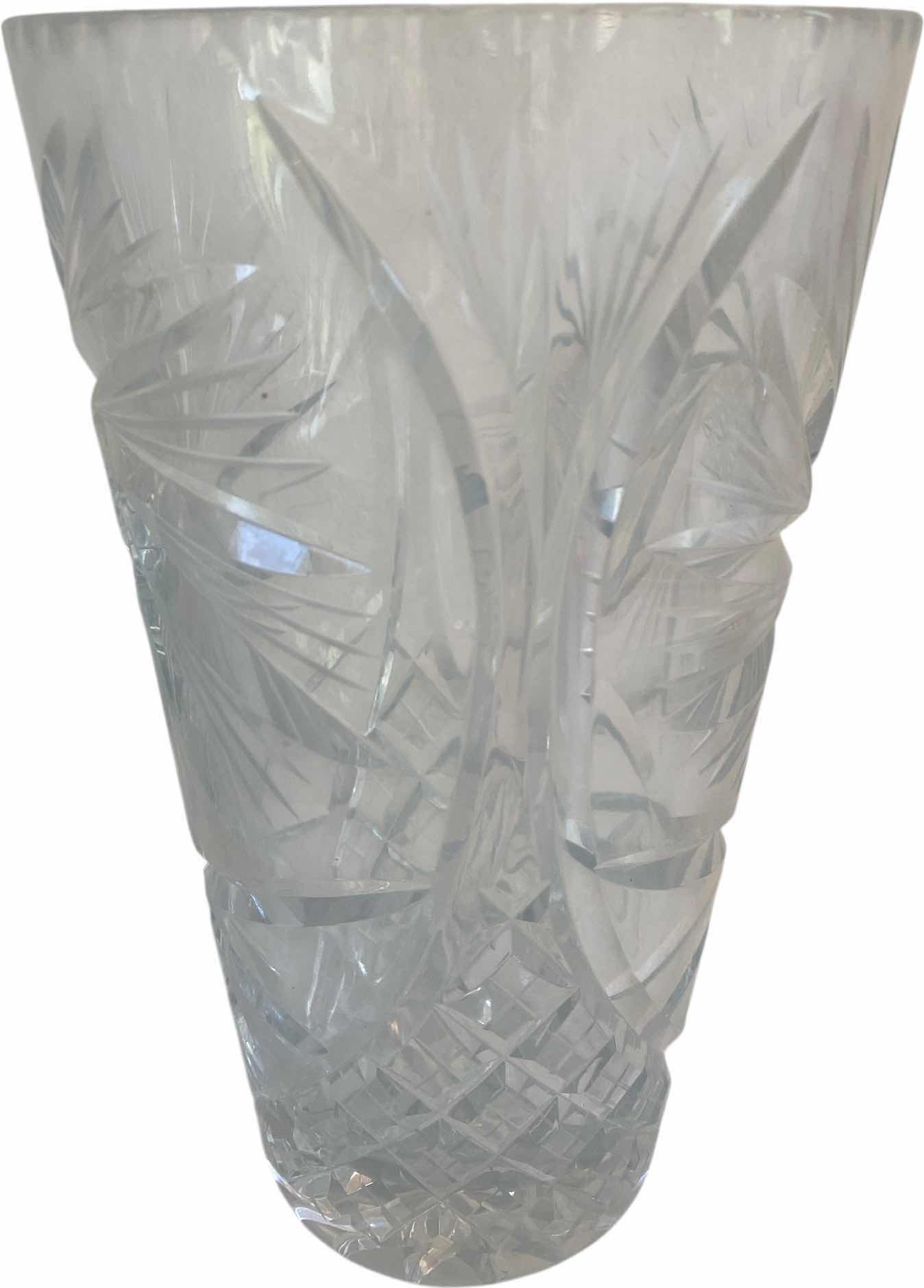 Photo 1 of CUT CRYSTAL VASE H11”