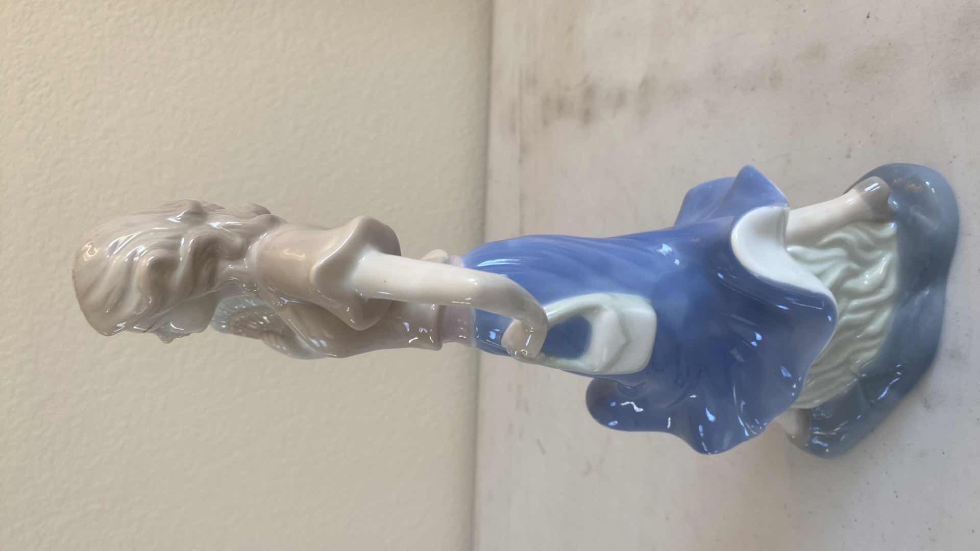 Photo 1 of CERAMIC FIGURINES LADY WITH FAN H12”