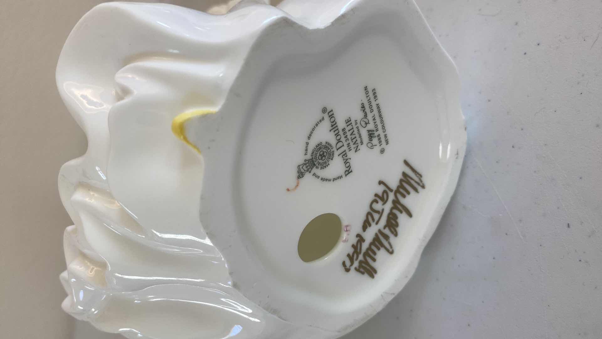 Photo 4 of ROYAL DOULTON HN3498 SIGNED “NATALIE” FIGURINE H8”