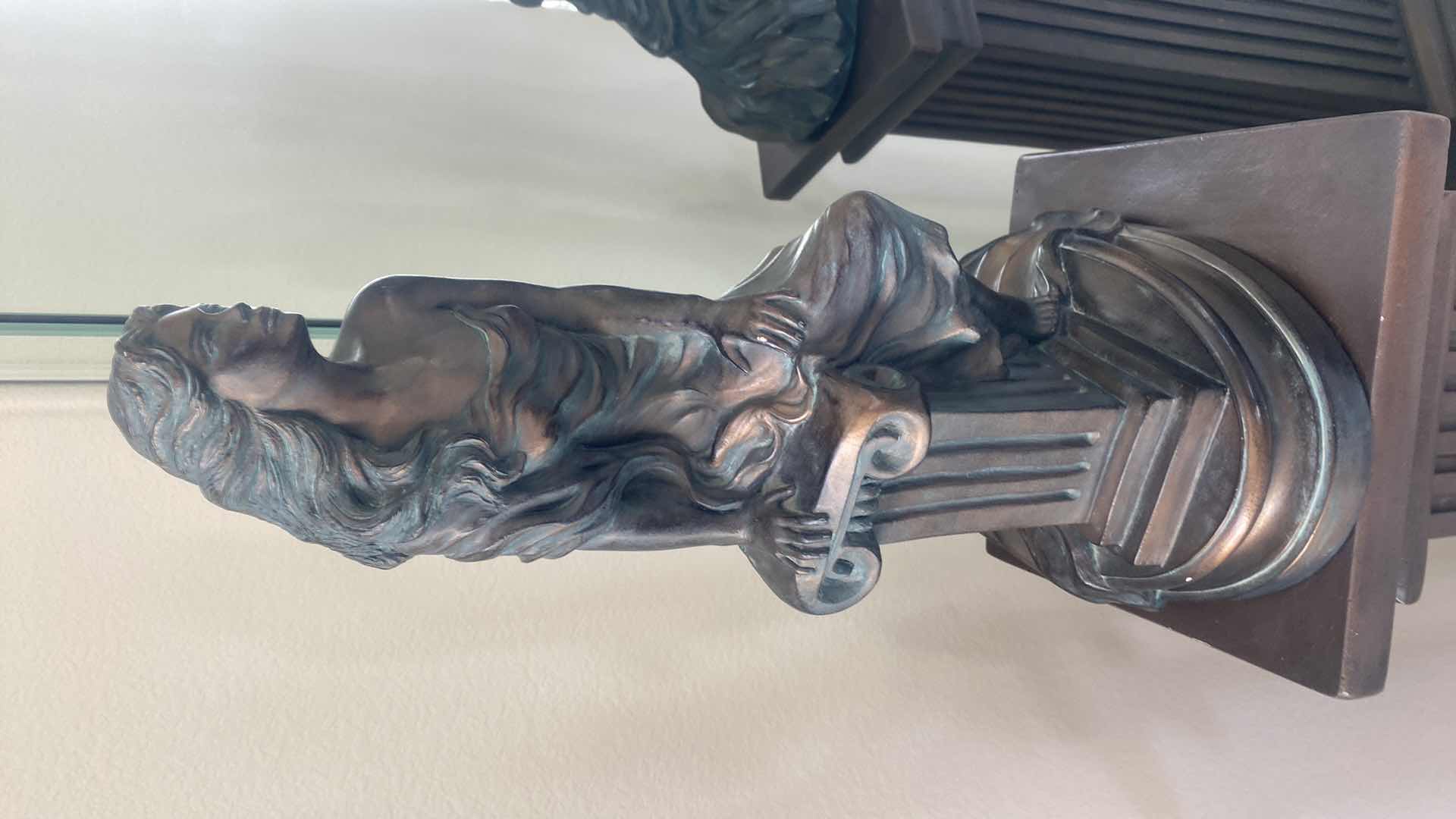 Photo 1 of RARE ALICE HEATH AUSTIN PRODUCTIONS BRONZE CHALKWARE SCULPTURE H23”