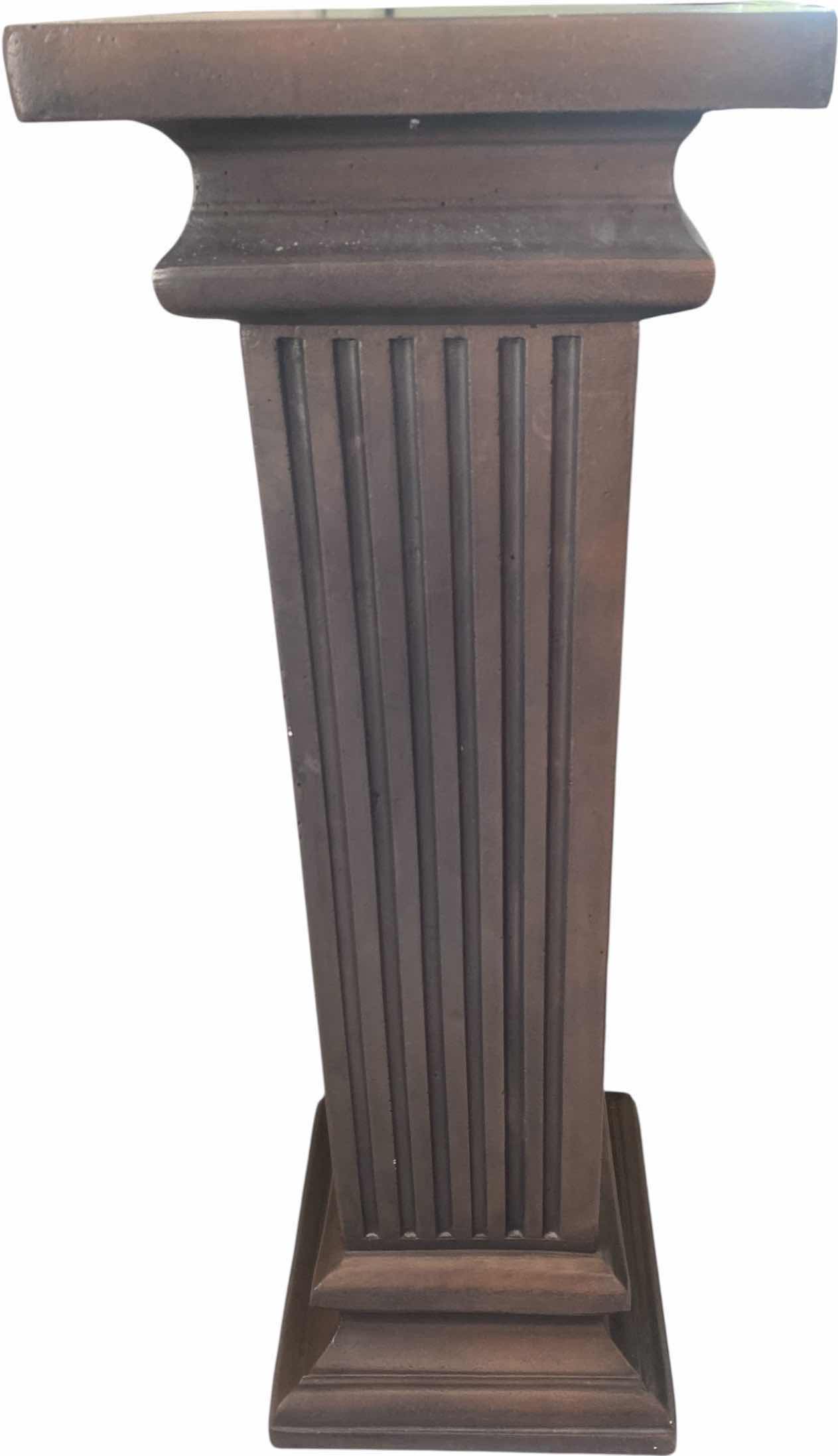 Photo 1 of AUSTIN 1999 BRONZE CAST NEOCLASSICAL PEDESTAL 12“ x 12“ H37”