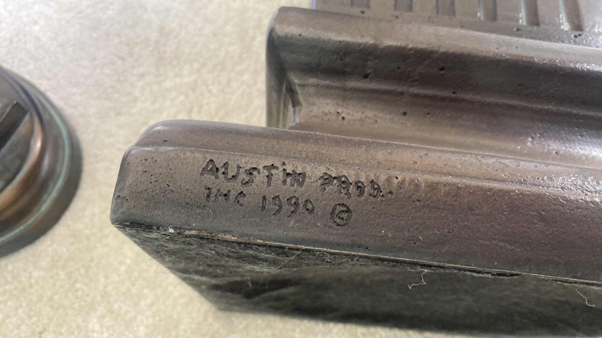 Photo 1 of AUSTIN 1999 BRONZE CAST NEOCLASSICAL PEDESTAL 12“ x 12“ H37”