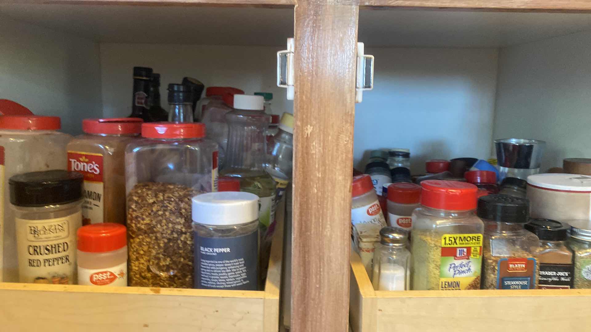 Photo 1 of CONTENTS KITCHEN CABINET -  SPICES WRAPS & PAPER GOODS