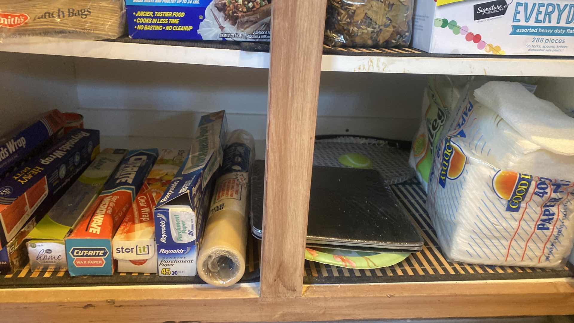 Photo 1 of CONTENTS KITCHEN CABINET -  SPICES WRAPS & PAPER GOODS