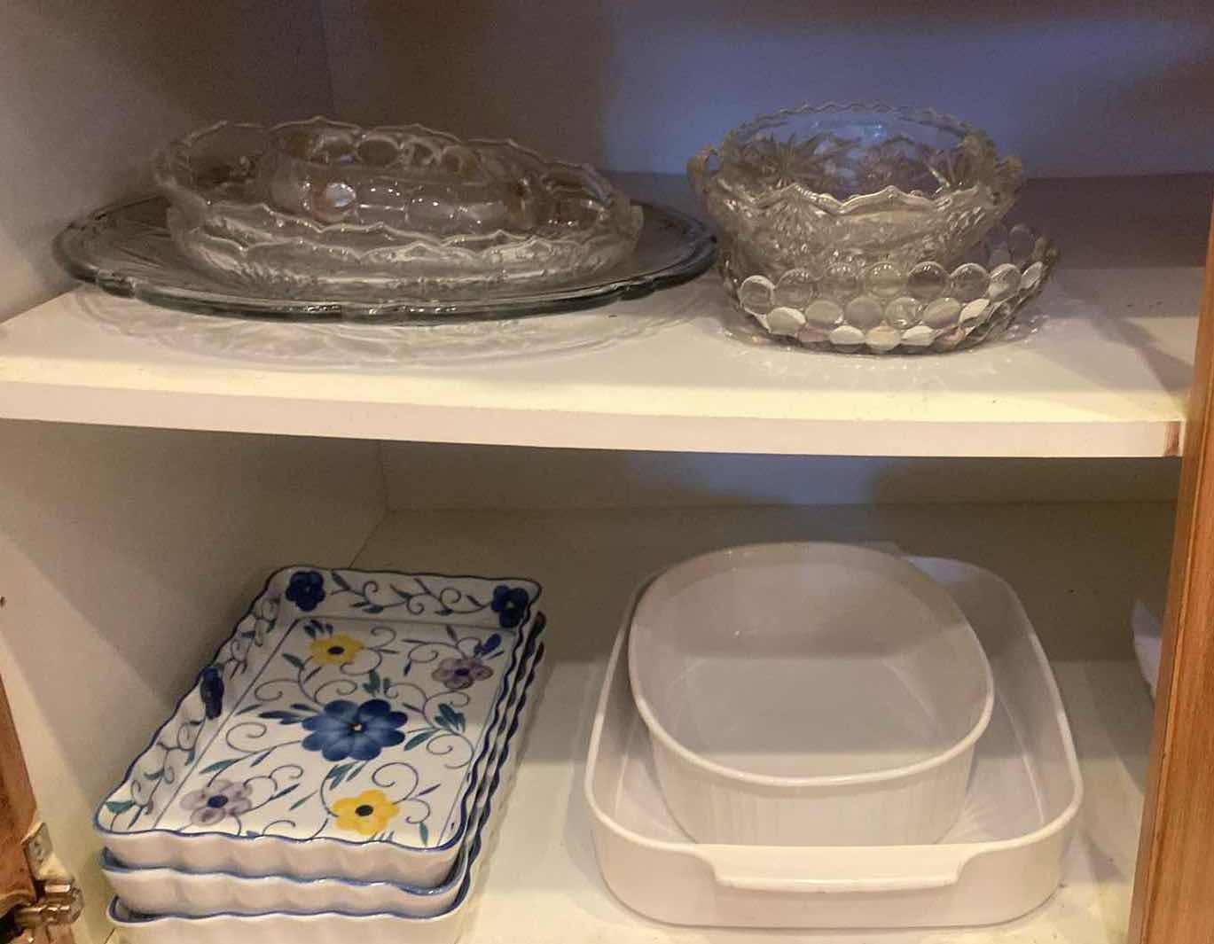 Photo 1 of CONTENTS KITCHEN CABINET - GLASS & CERAMIC SERVEWARE
