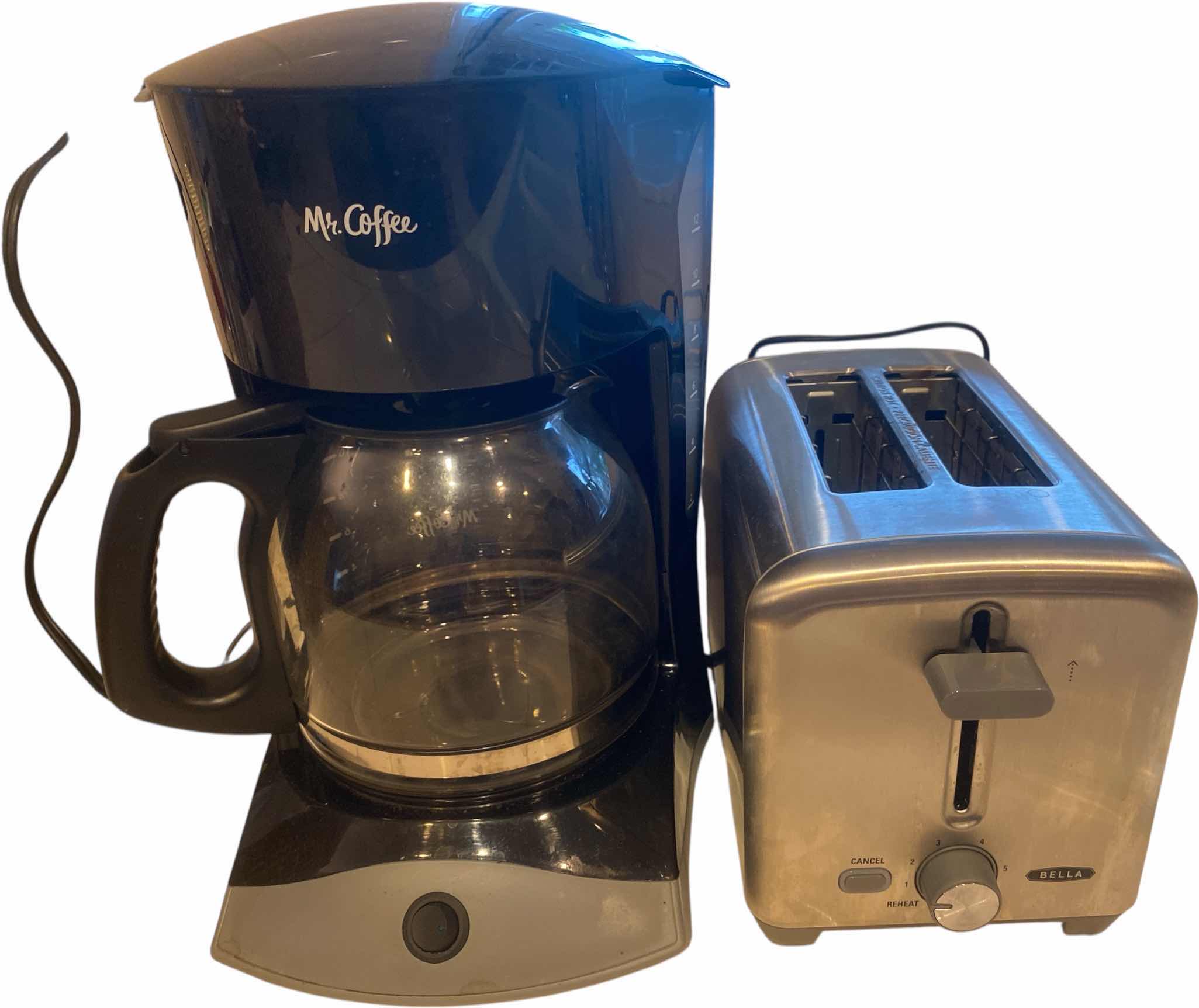 Photo 1 of MR COFFEE POT & BELLA TOASTER