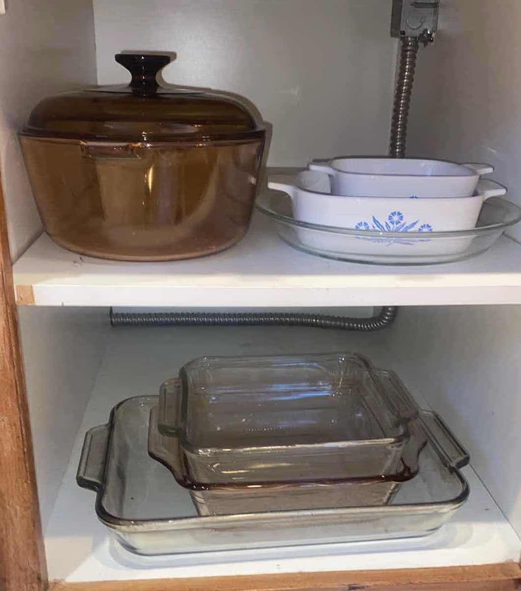 Photo 1 of CONTENTS KITCHEN CABINET - PUREX & CORNING WARE