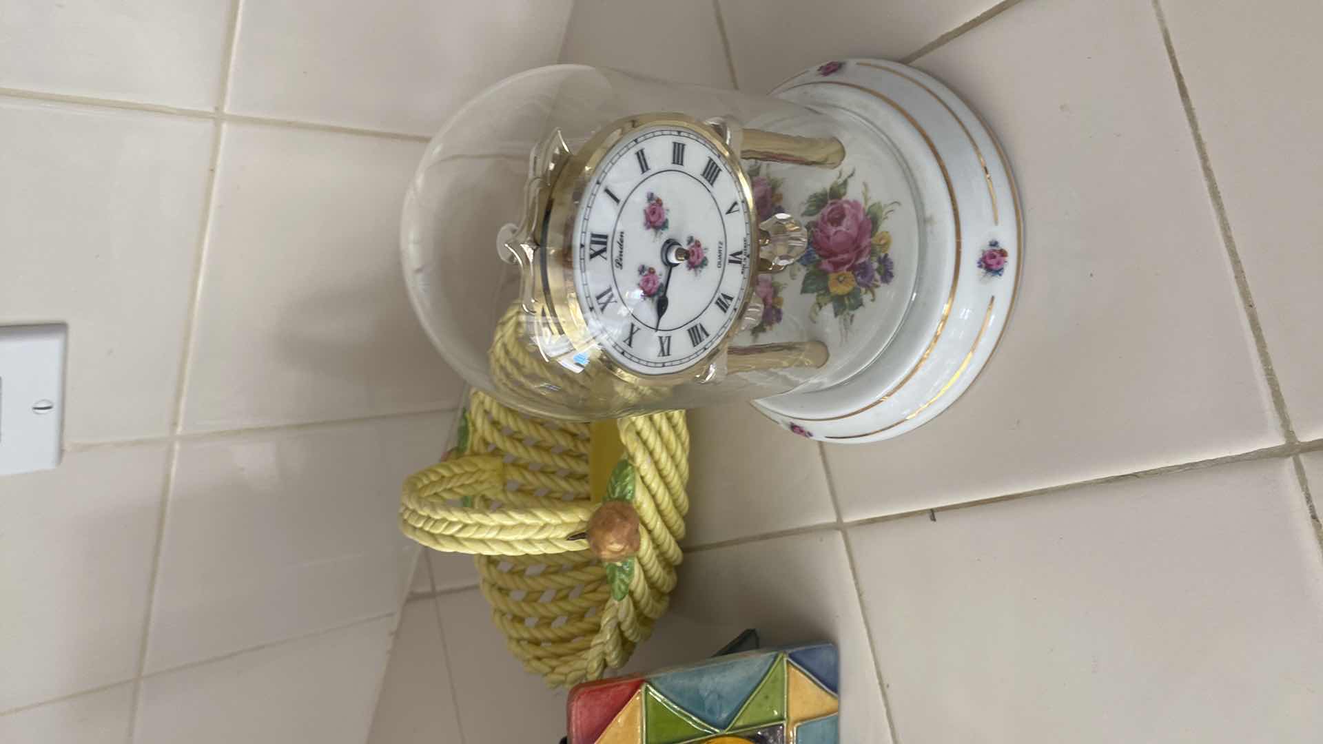 Photo 1 of 5 - HOME DECOR - CLOCKS FRAME BASKET & WINE COASTER