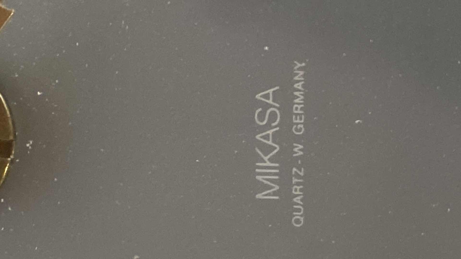 Photo 1 of MIKASA WALL CLOCK 8” x 10”