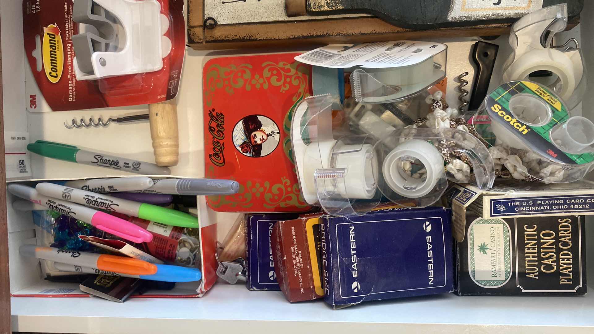 Photo 1 of CONTENTS OF BAR DRAWER - CARDS PRNS & MORE