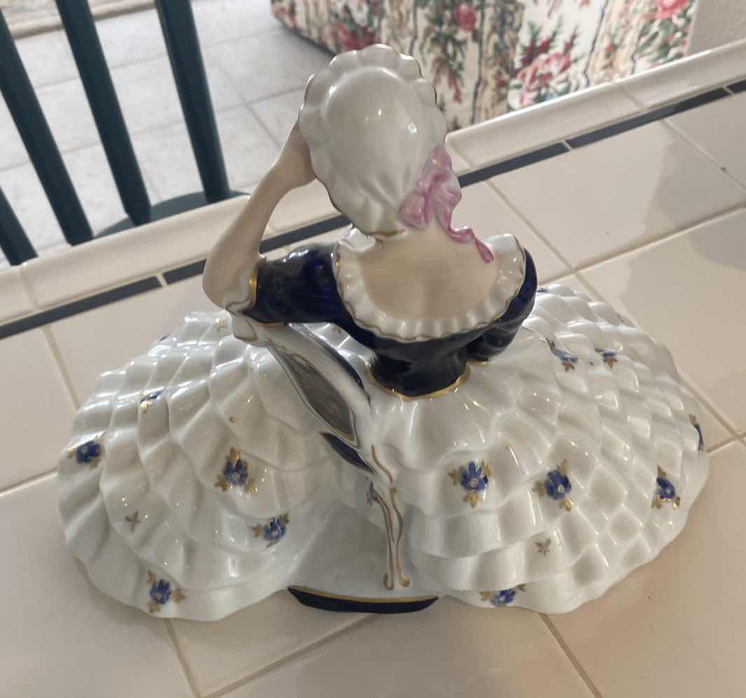 Photo 1 of HAND PAINTED FIGURINE  13” x 10 1/2”