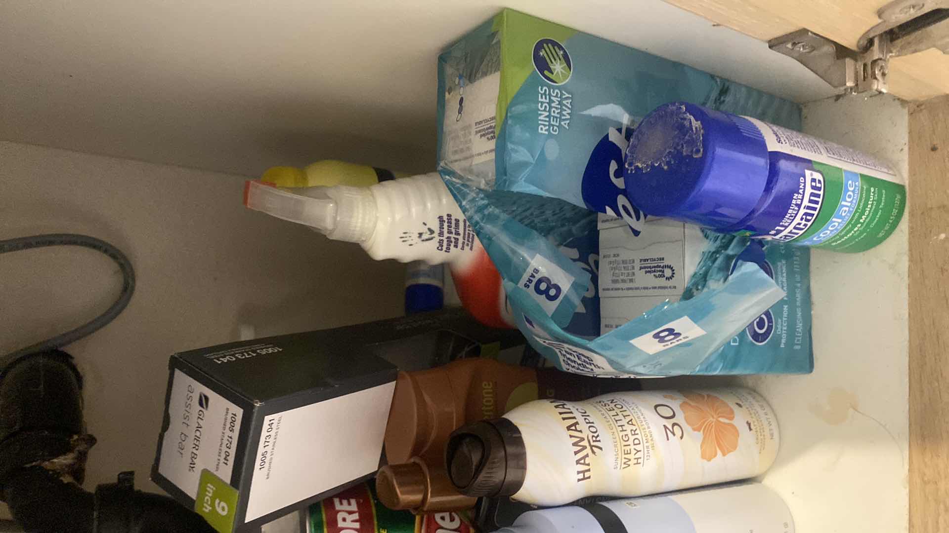 Photo 1 of CONTENTS BATHROOM CABINET - CLEANING, HAIR, SUNTAN & MORE