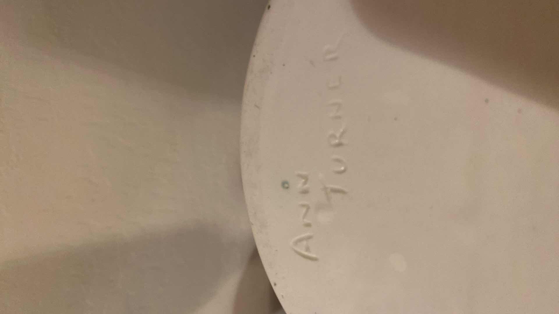 Photo 1 of CERAMIC HAND PAINTED VASE SIGNED ANN TURNER 10“ x 16“