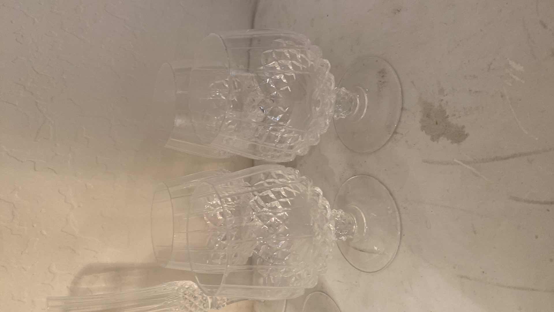 Photo 1 of 10 - LONGCHAMPS STEMWARE 6 CHAMPAGNE & 4 BRANDY