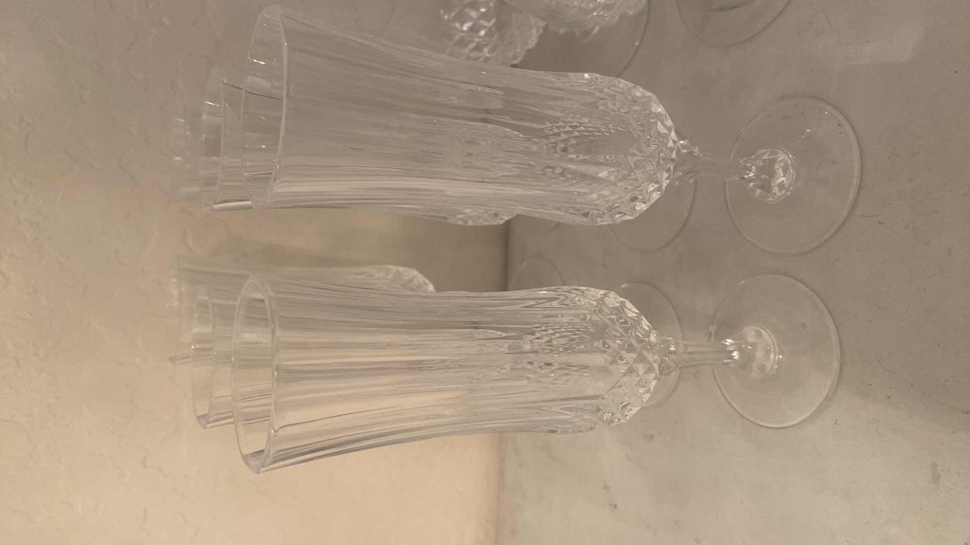 Photo 1 of 10 - LONGCHAMPS STEMWARE 6 CHAMPAGNE & 4 BRANDY