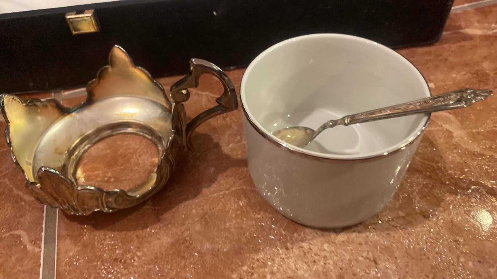 Photo 1 of 27 PIECE MPA SILVER PLATED BOXED TEA/COFFEE SERVICE FOR 6 MADE IN ITALY