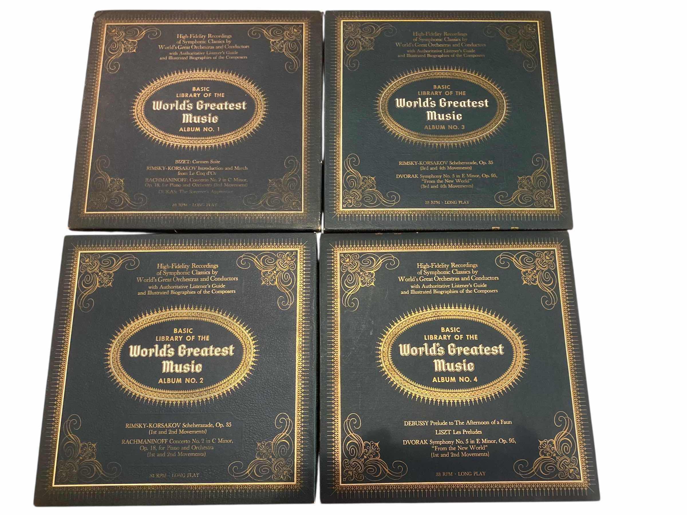 Photo 1 of BASIC LIBRARY OF THE WORLD GREATEST MUSIC ALBUMS 1-4