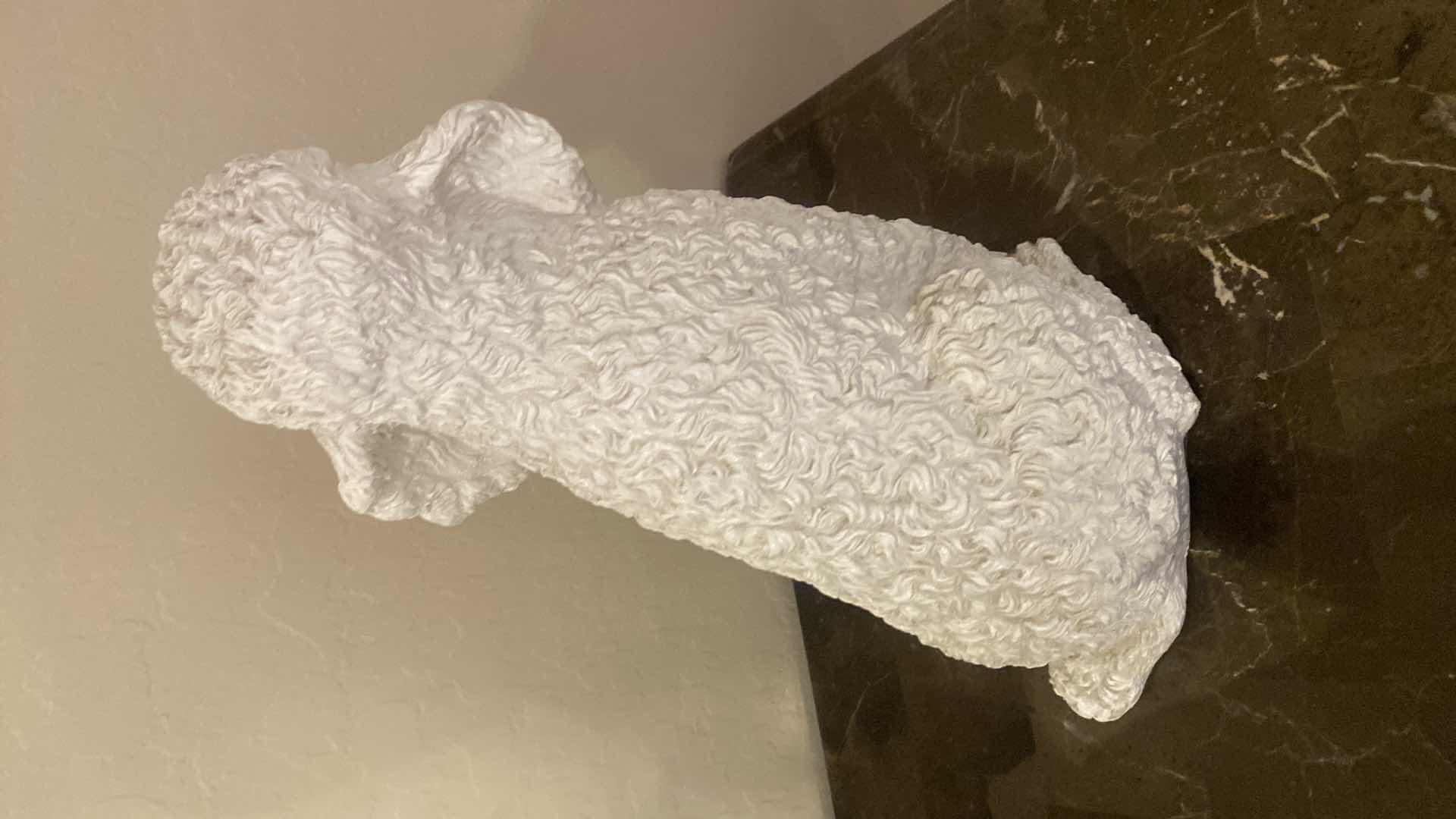 Photo 1 of 2 - DOG STATUES LARGEST 11” x 12”