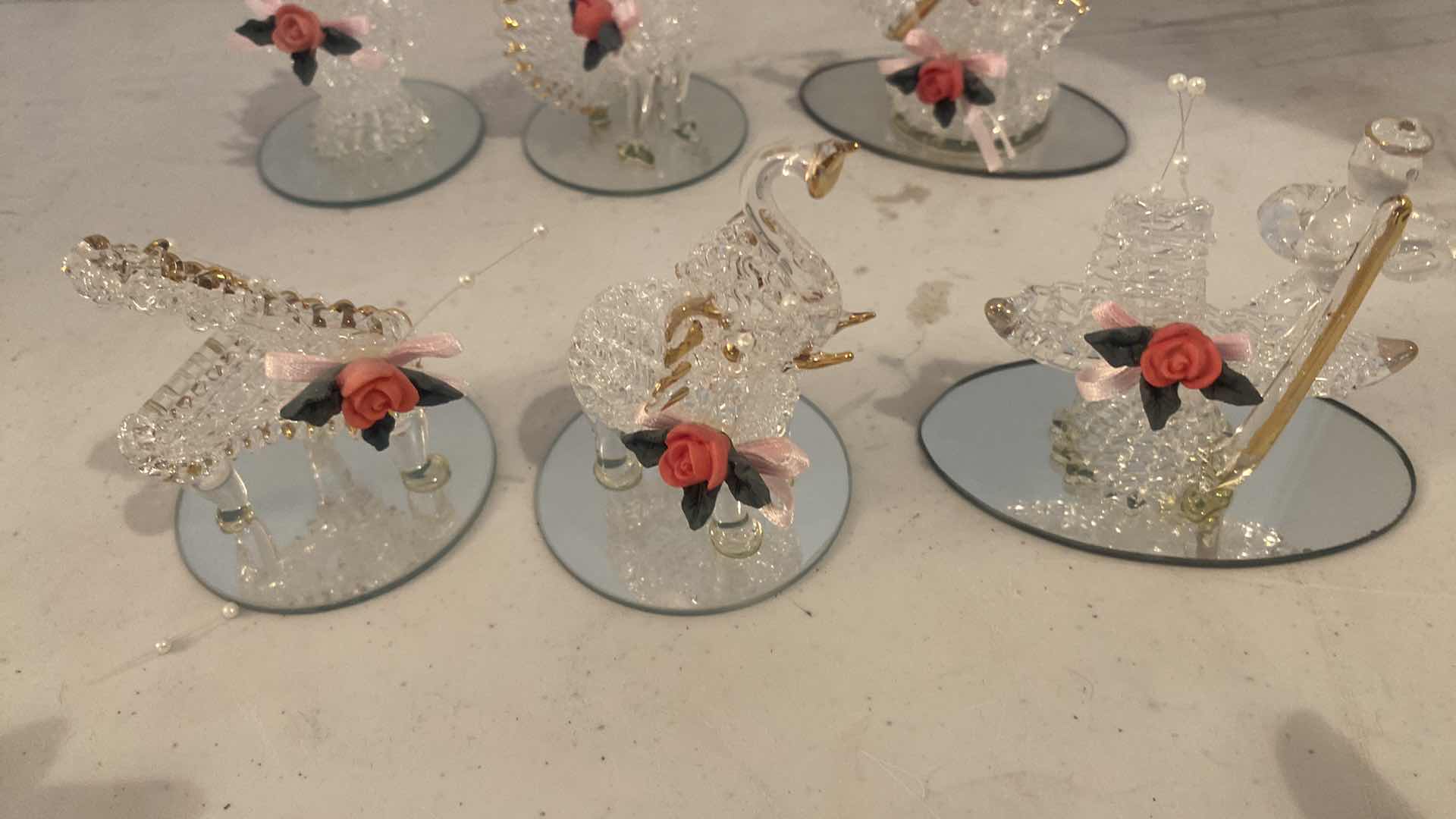 Photo 1 of 8 - SPUN GLASS COLLECTABLES LARGEST 2 1/2” x 3”