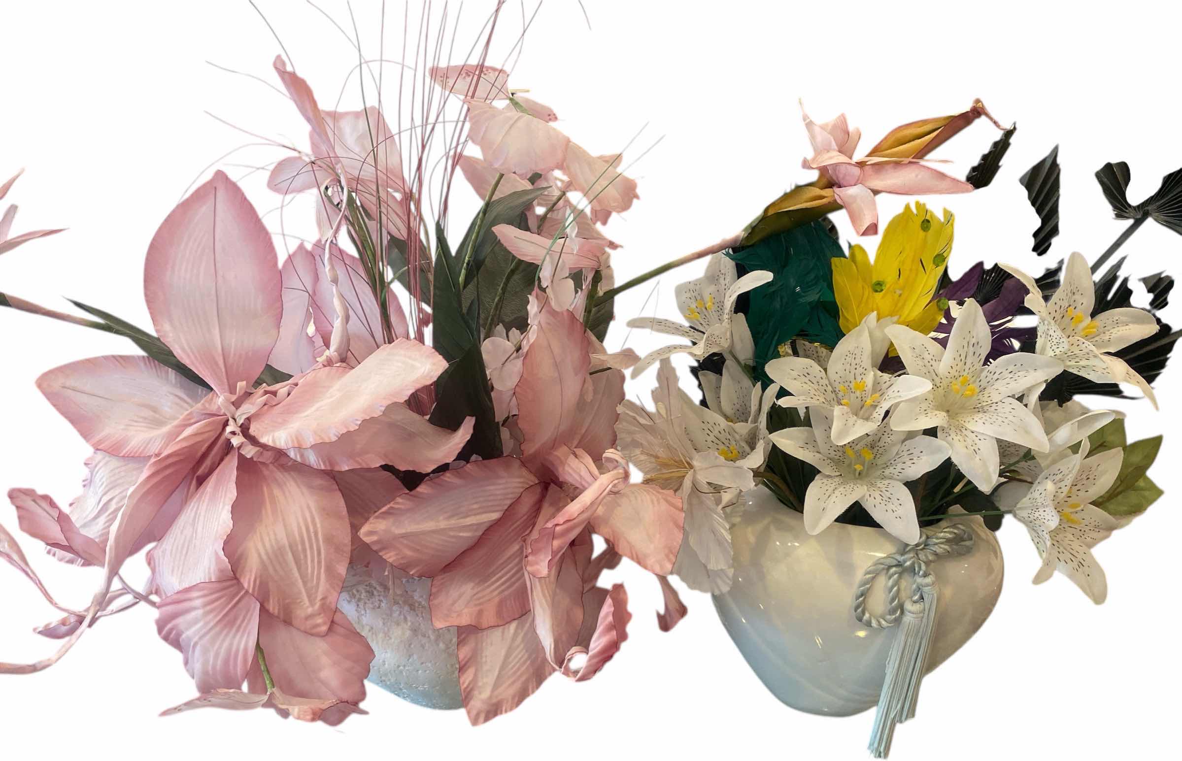 Photo 1 of 2 - FAUX FLORAL ARRANGEMENTS LARGEST H32”