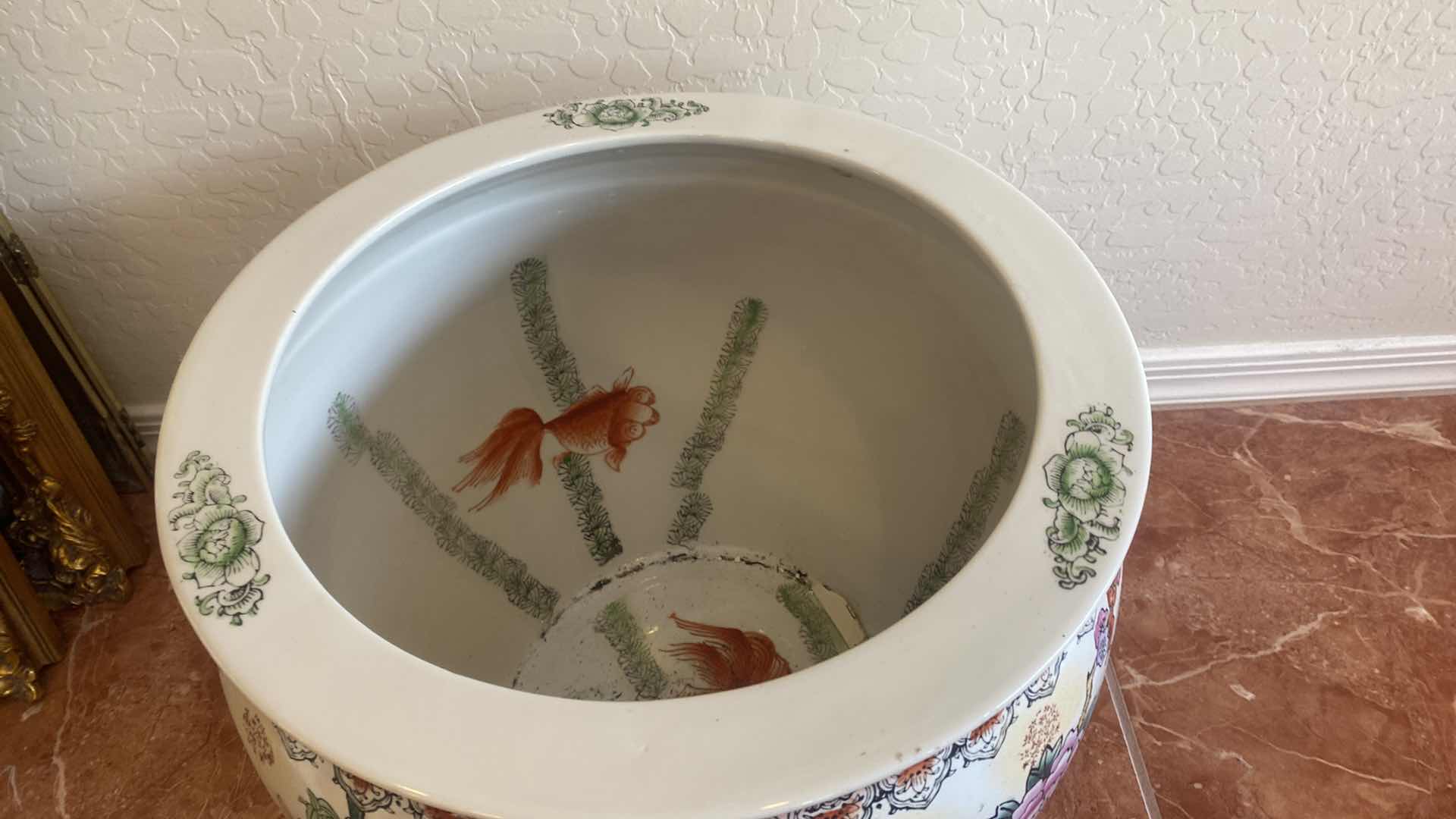 Photo 1 of CERAMIC FISH BOWL 15” X 12 1/2”