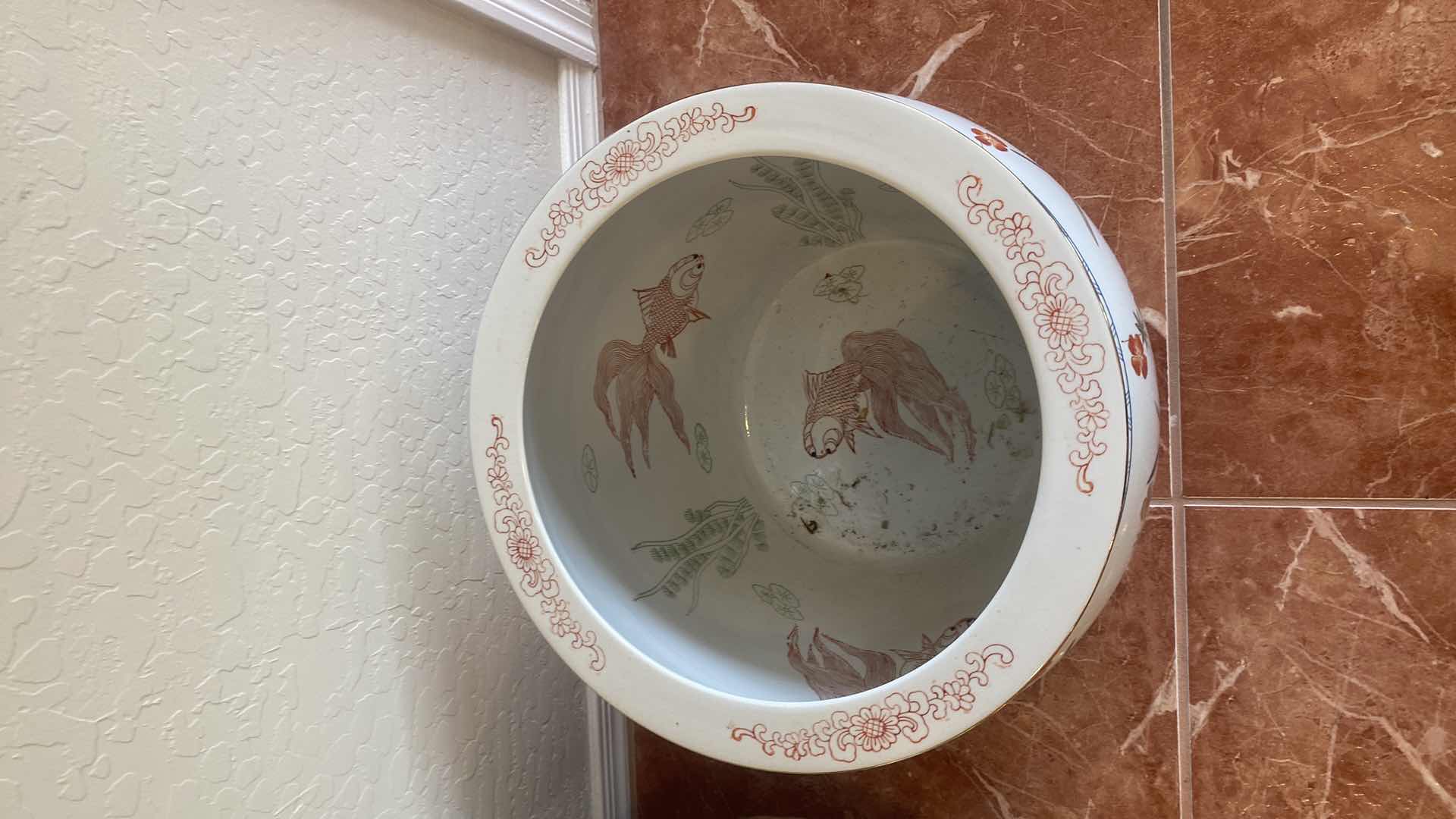 Photo 1 of CERAMIC FISH BOWL 15” X 12 1/2”