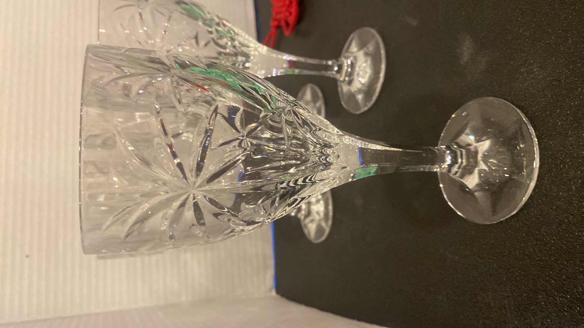 Photo 1 of 4 - GODINGER SOUTH BEACH COLLECTION  PALM TREE WATER GOBLETS