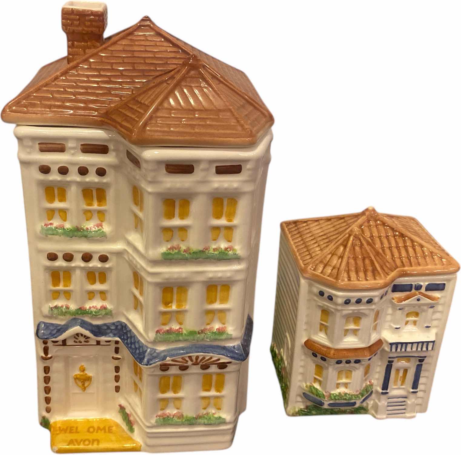 Photo 1 of 2 - AVON TOWNHOUSE CANISTERS H11 1/2”