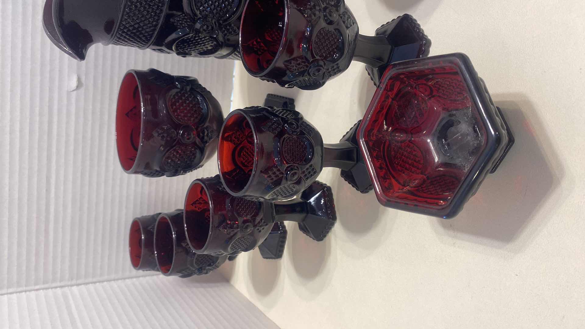 Photo 1 of AVON 1876 CAPE COD COLLECTION GLASS WARE 14 PIECES